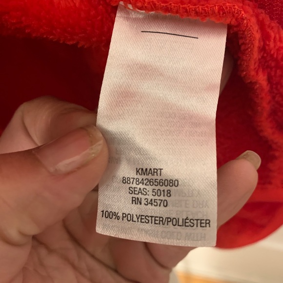 Women's IB Diffusion Fleece Red Zip-up sweater - Picture 7 of 8